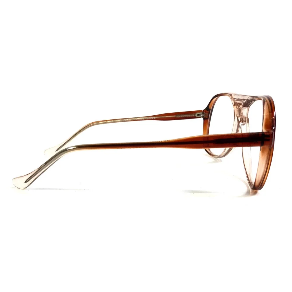 Nutmeg Collection Eyeglasses Frames JOHN Brown Fade Aviator Full Rim 56-18-145